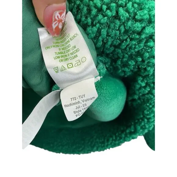 Lilly Pulitzer Sherpa Pullover Cozy Half Zip Pockets Green Size Small - Picture 11 of 14